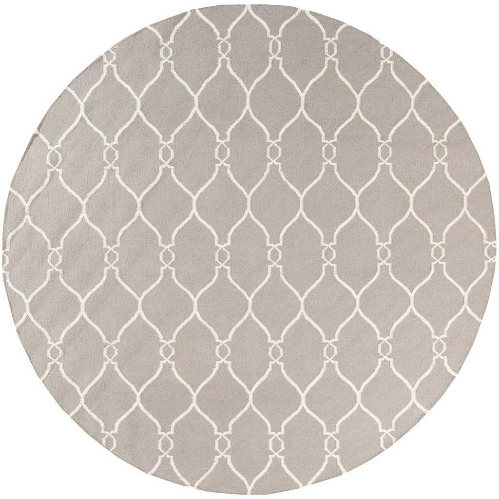 Fallon Light Gray/Beige Round Rug