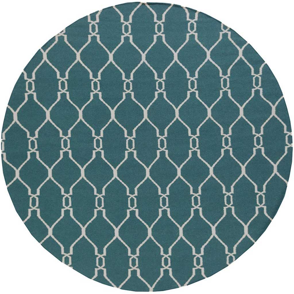 Fallon Slate/Beige Round Rug