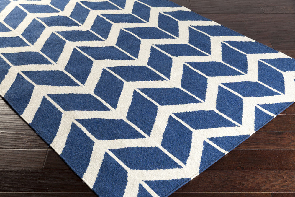 Fallon Cobalt/Ivory Area Rug