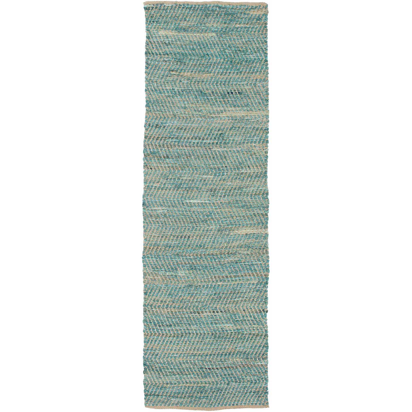 Fanore Aqua/Olive Runner Rug