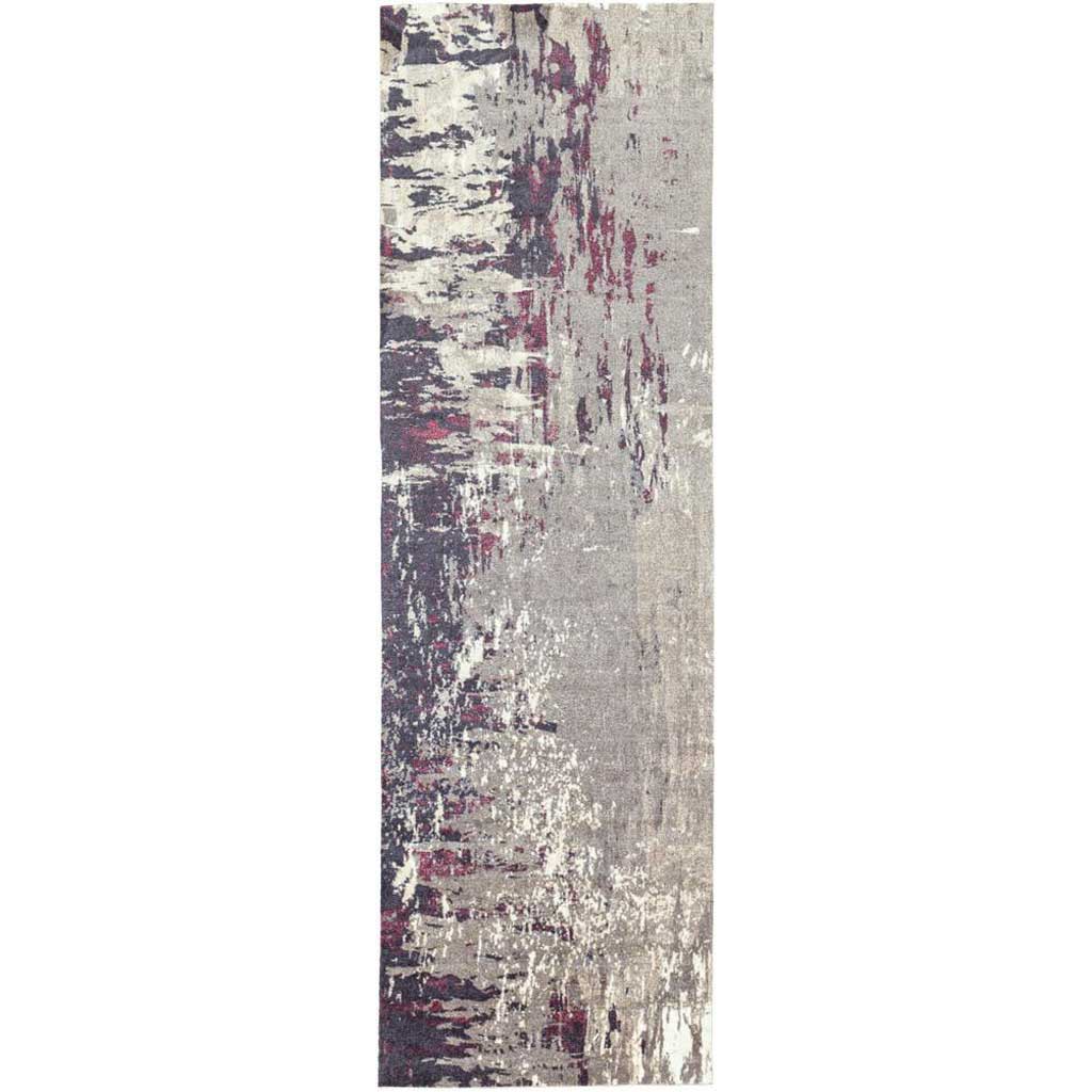 Felicity Navy/Gray/Hot Pink Runner Rug