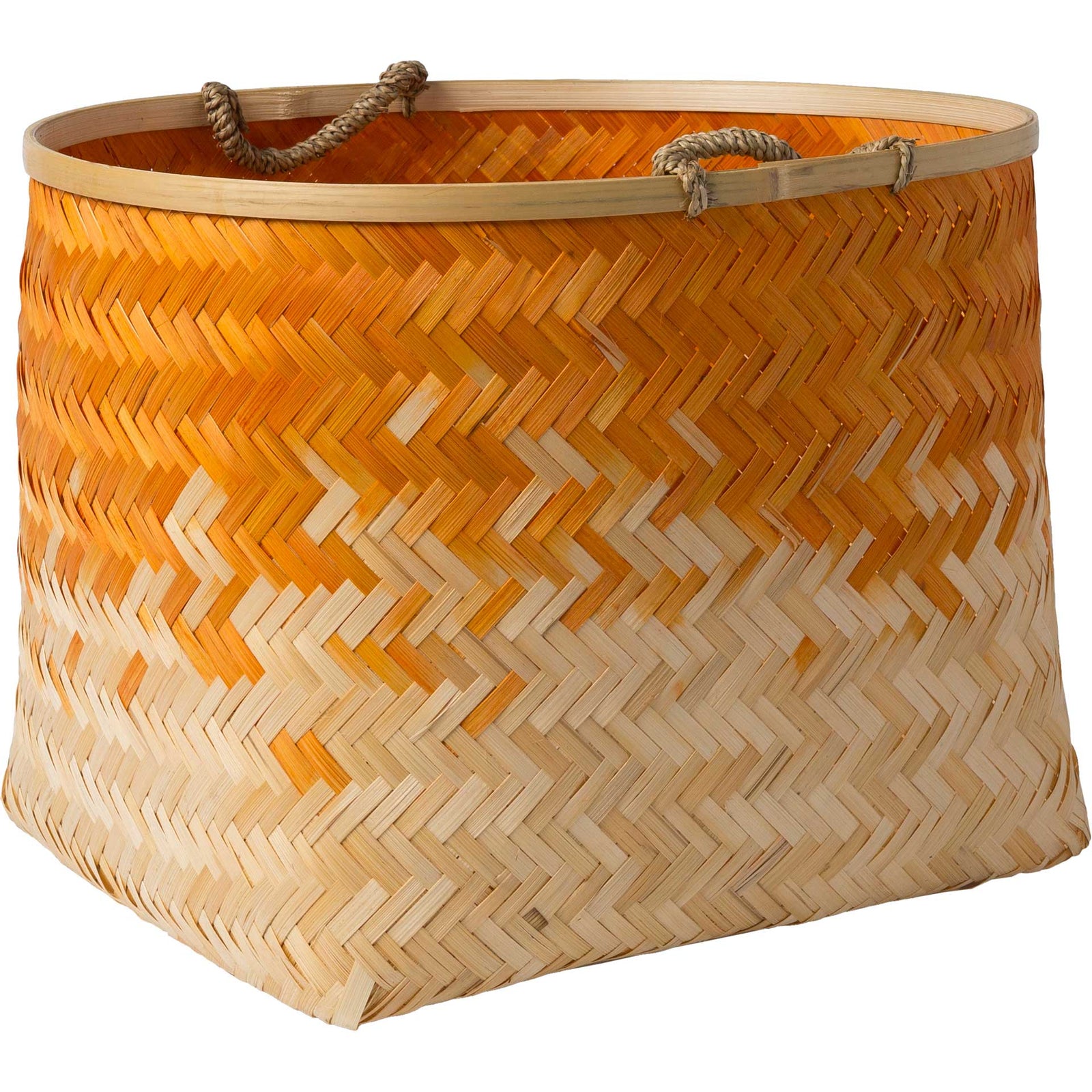 Frank Basket Bright Orange/Cream