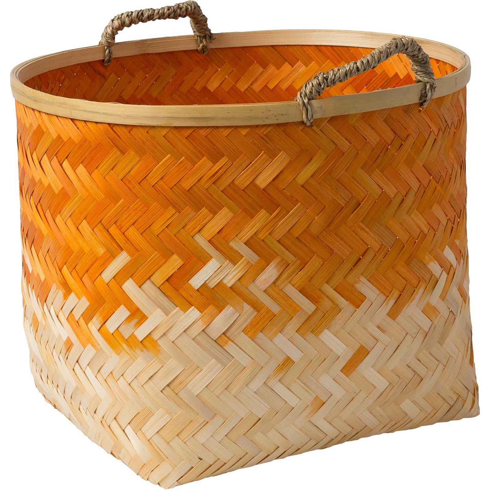 Frank Basket Bright Orange/Cream