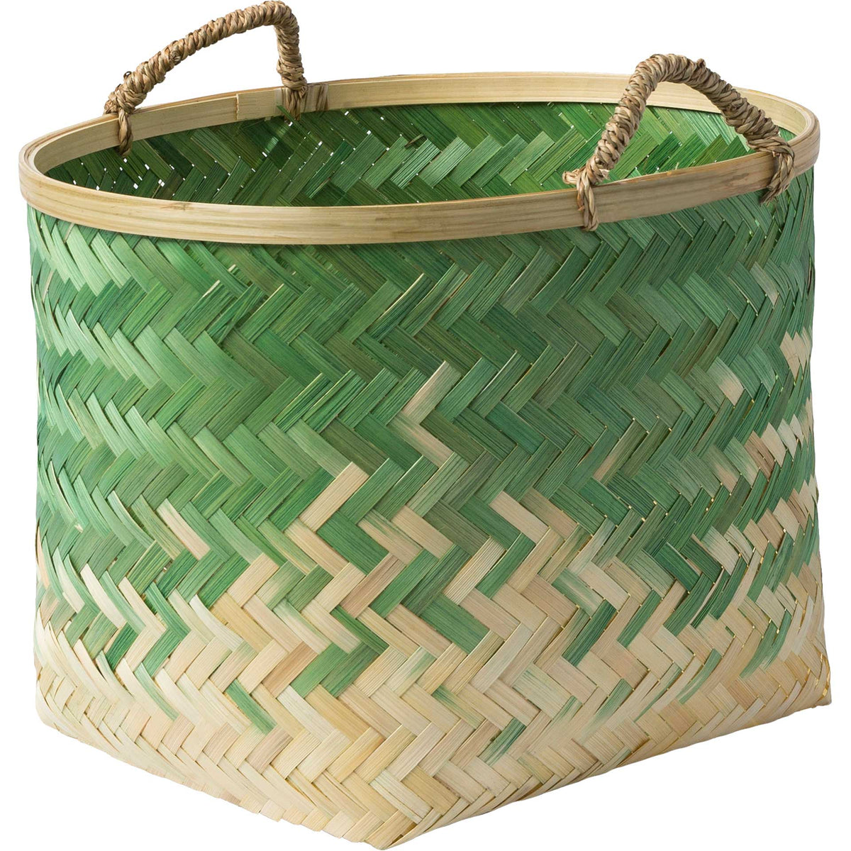 Frank Basket Grass Green/Cream