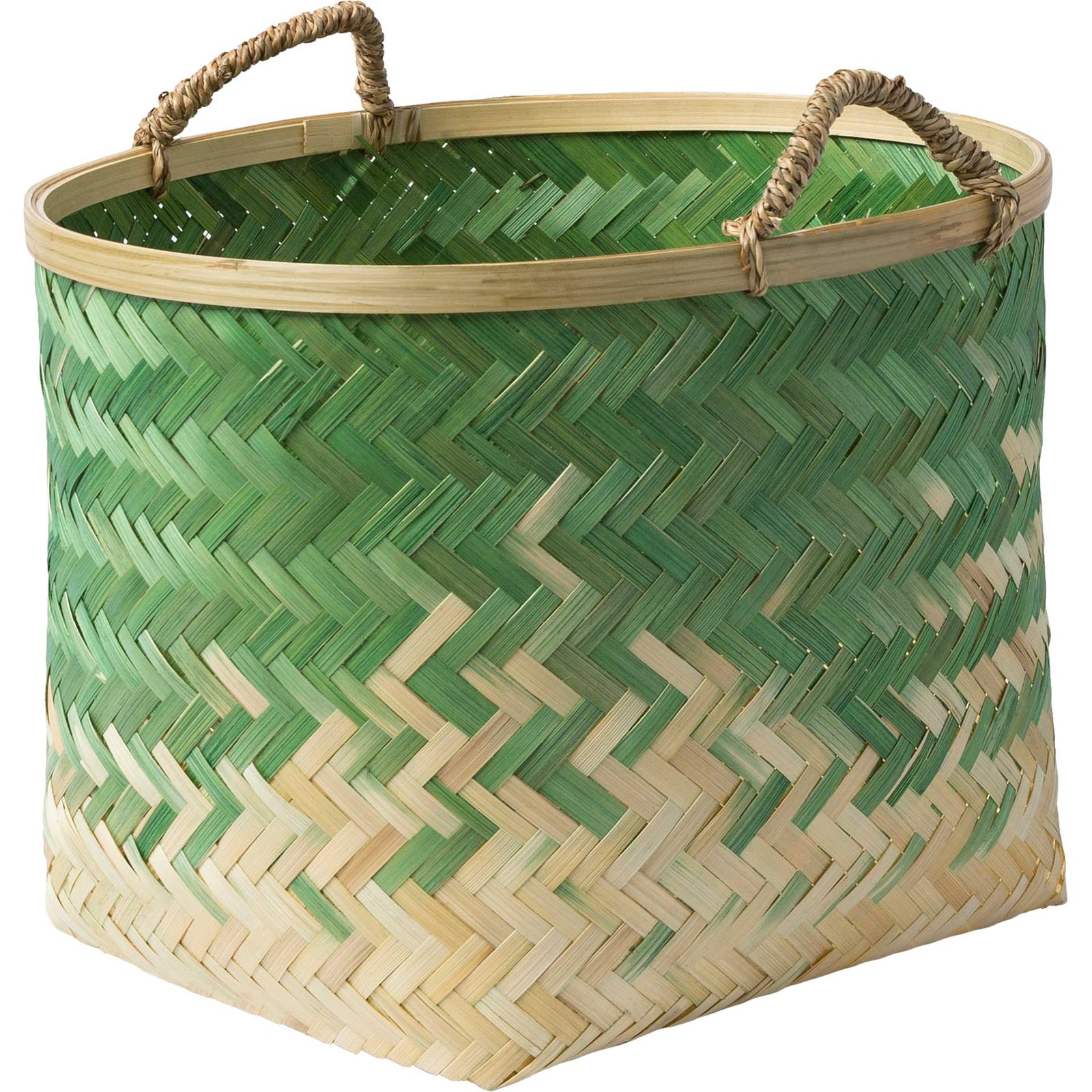 Frank Basket Grass Green/Cream