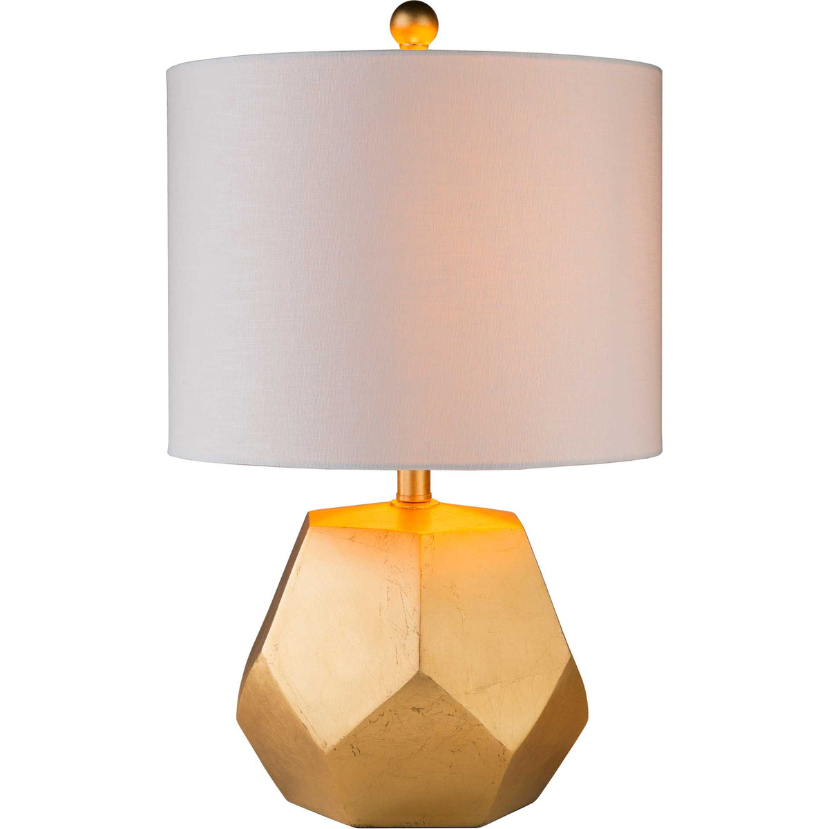 Finley Table Lamp White/Gold