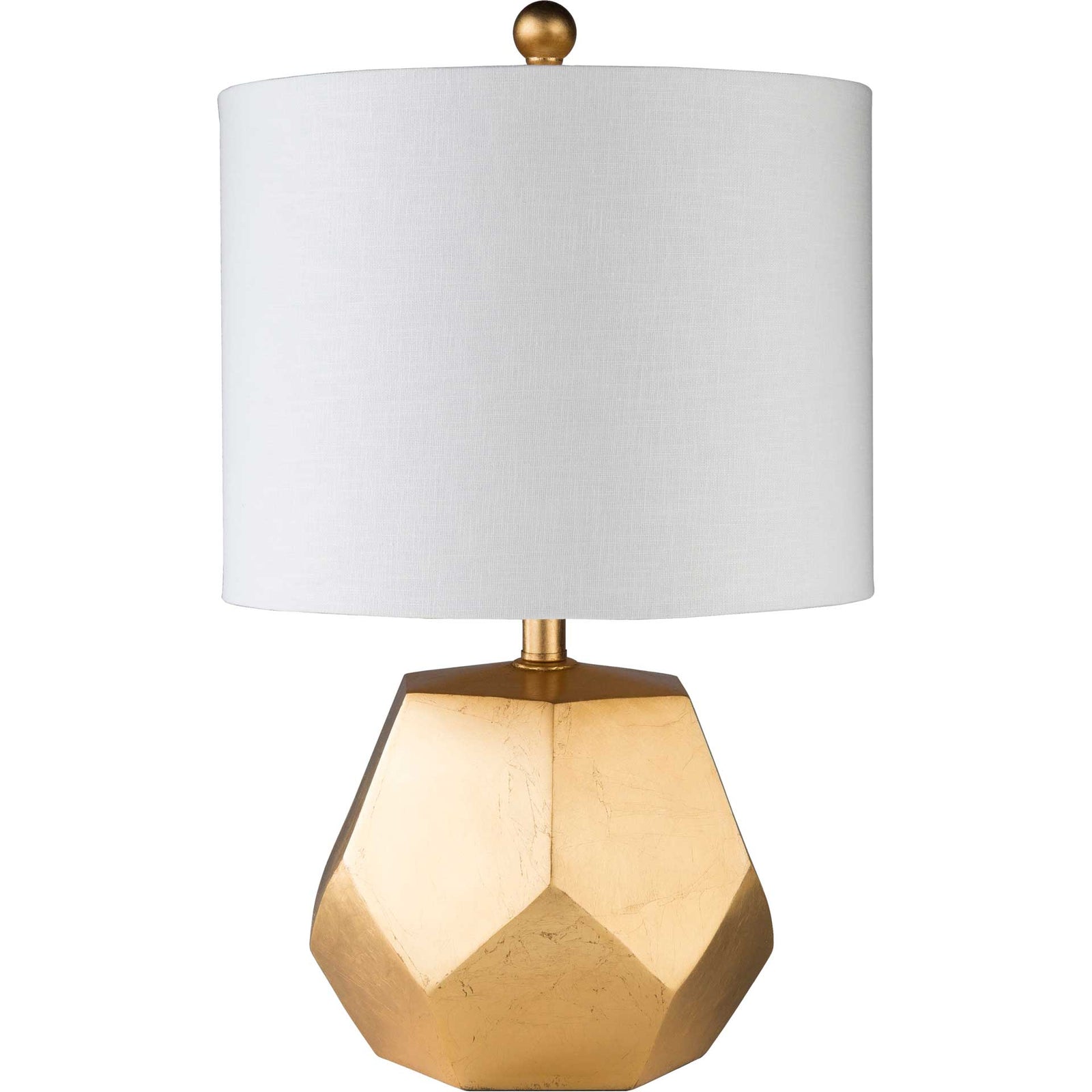 Finley Table Lamp White/Gold