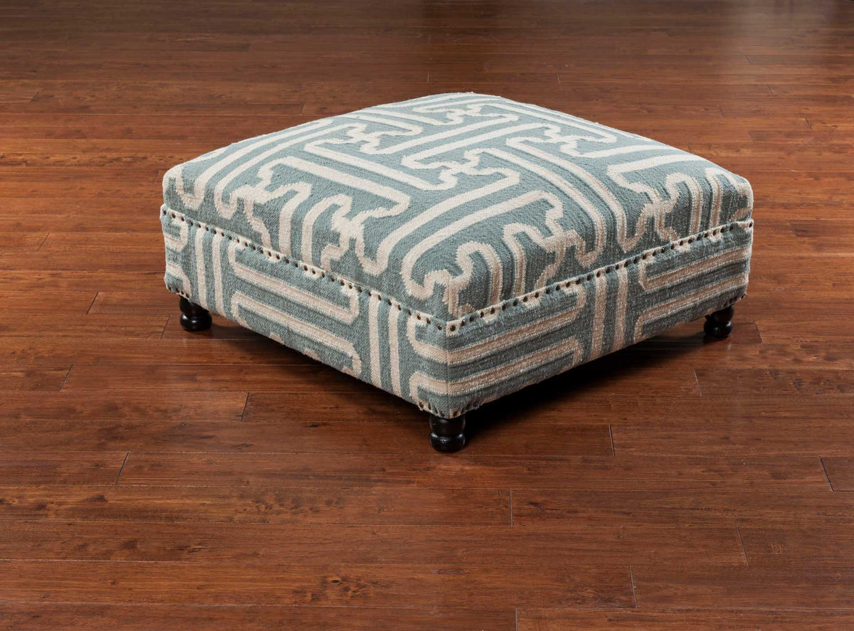 Fabian Ottoman Sage/Beige