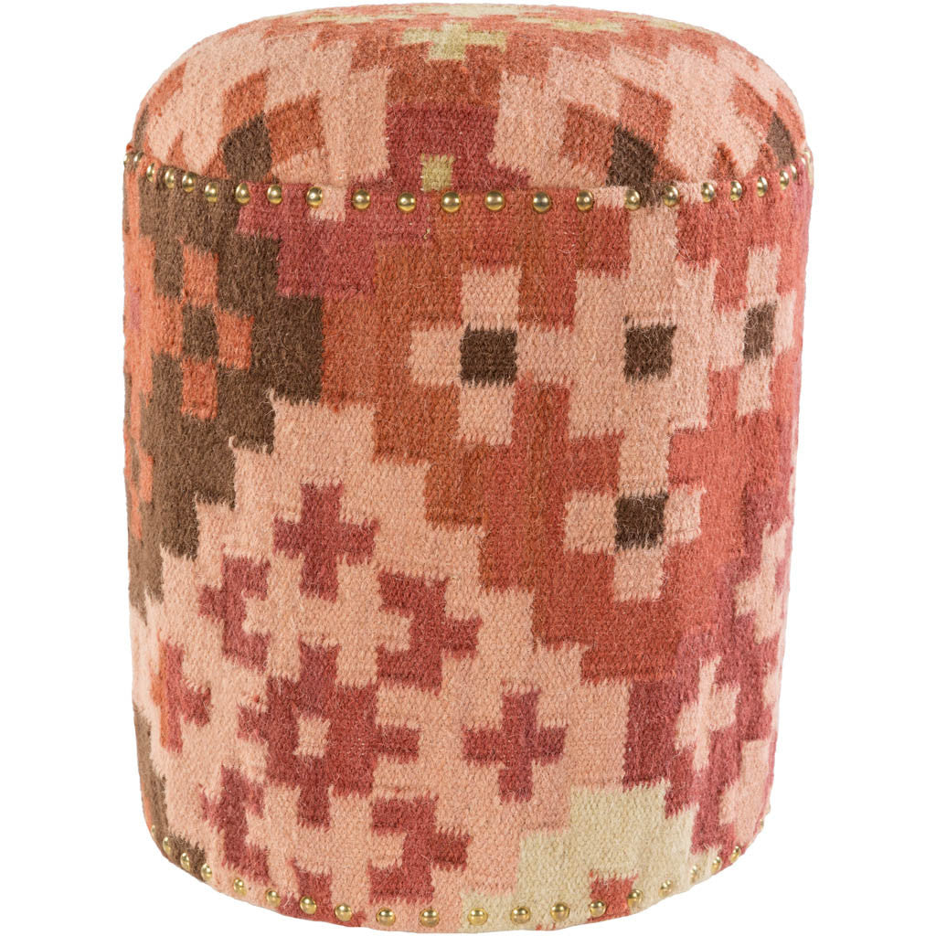 Sonoma Rust/Chocolate/Butter Ottoman