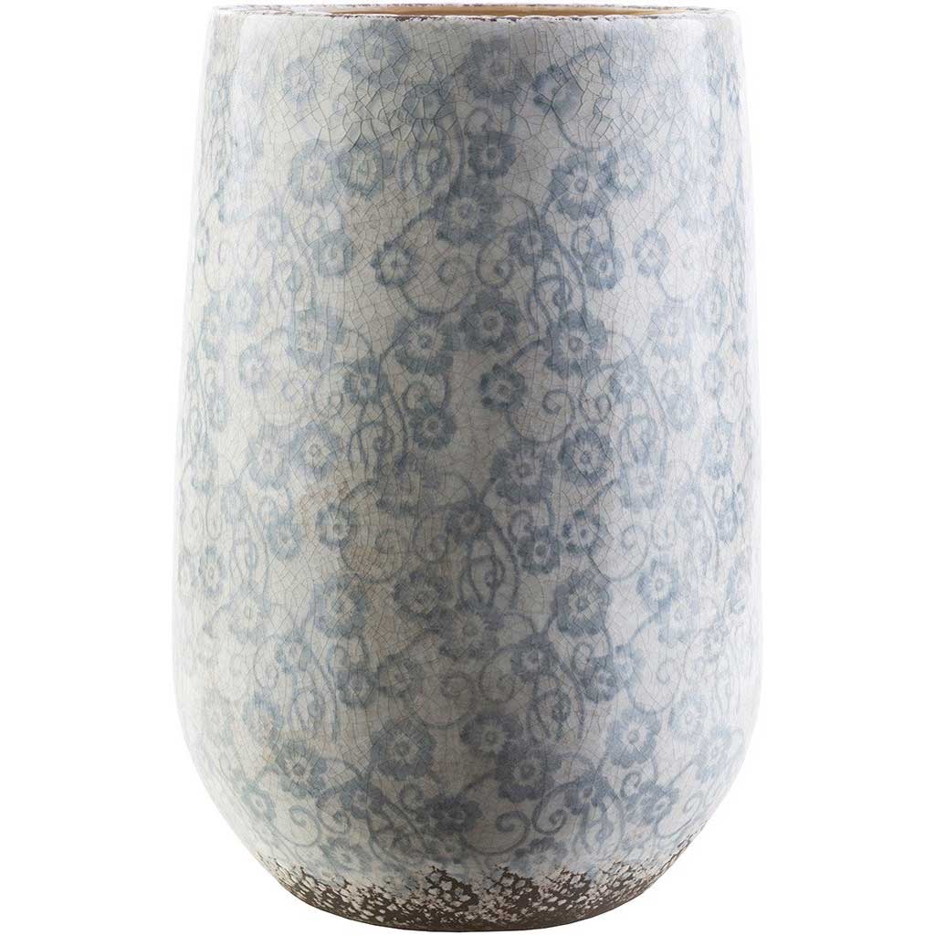 Flora Ceramic Table Vase Slate Medium