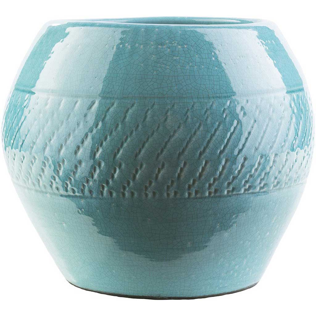 Fiesta Ceramic Pot Aqua Normal