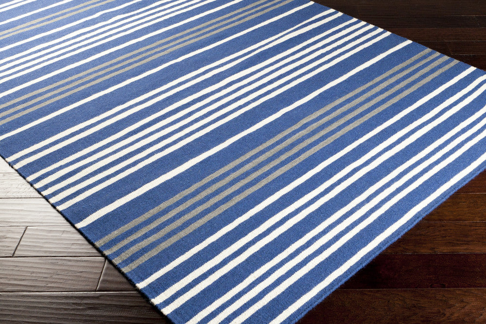 Frontier Ivory/Cobalt/Moss Area Rug