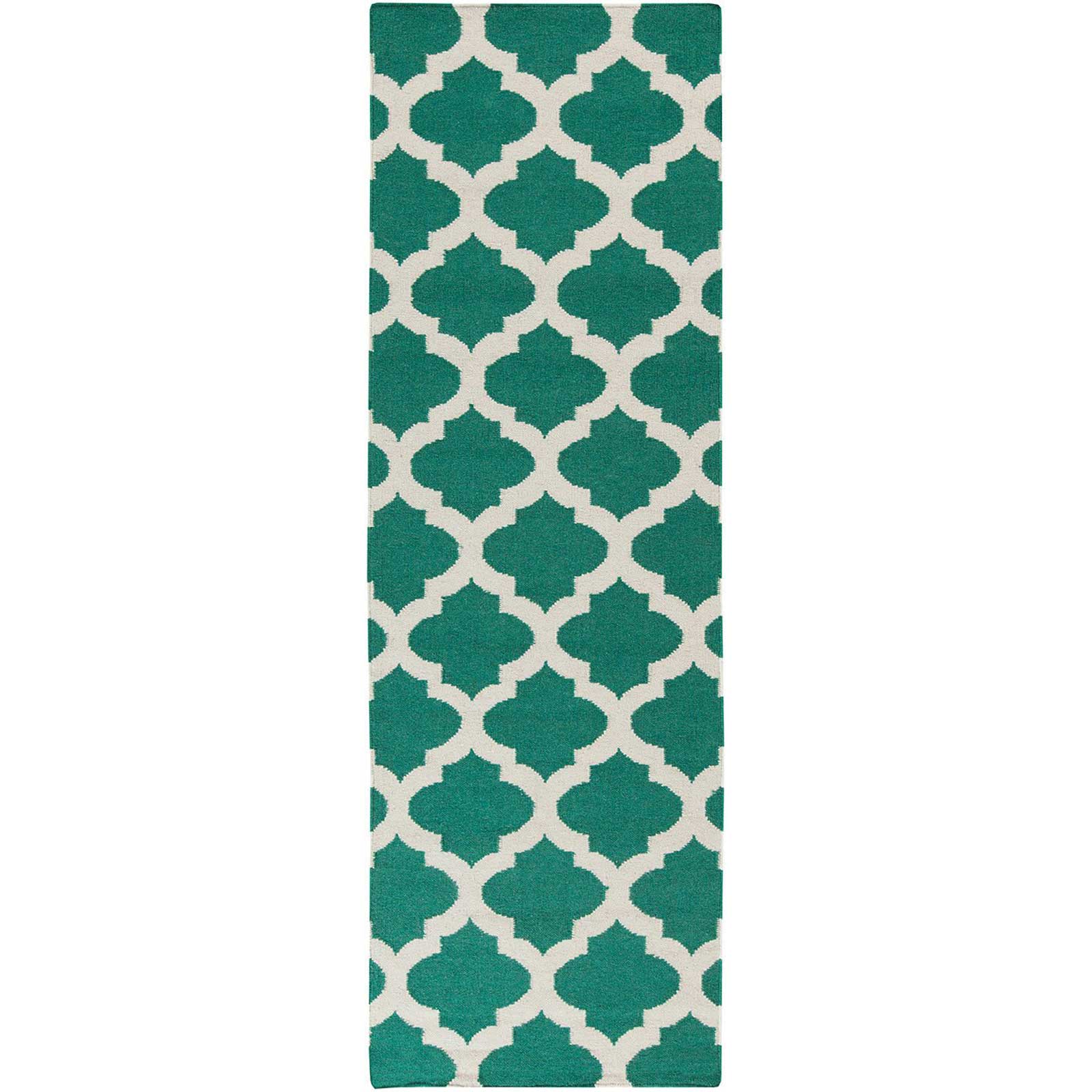Frontier Emerald/Kelly/Green Runner Rug