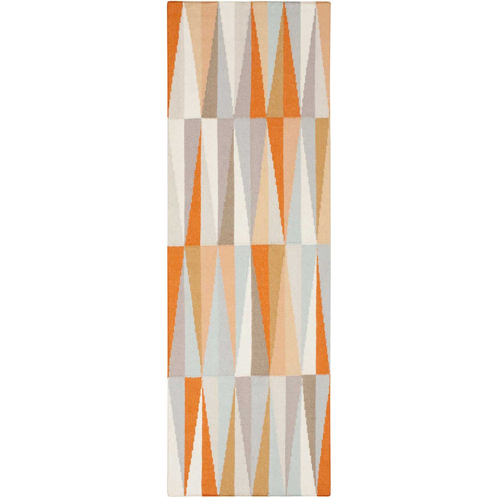 Frontier Light Gray/Olive Runner Rug