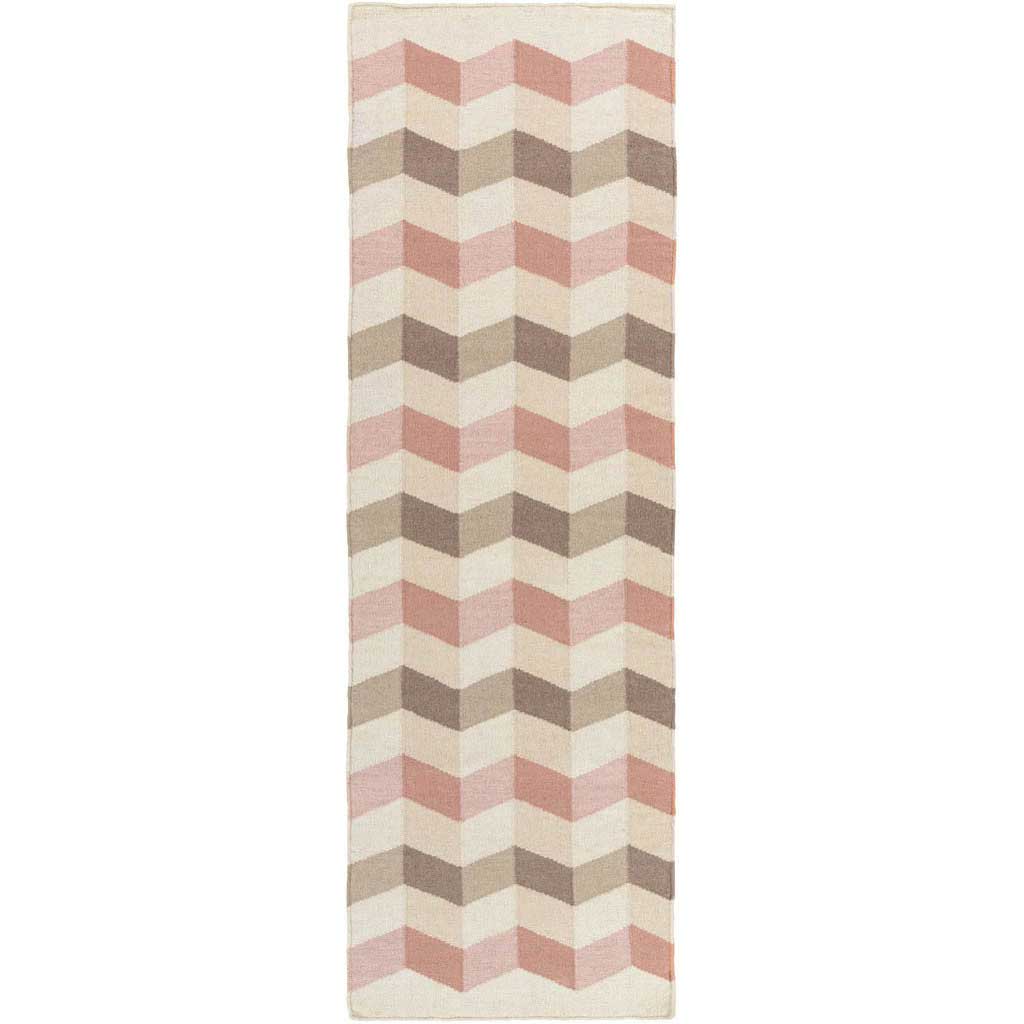 Frontier Puce/Light Gray Runner Rug
