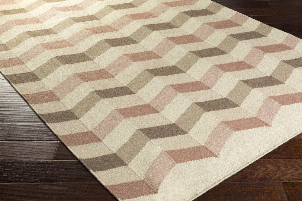 Frontier Puce/Light Gray Area Rug
