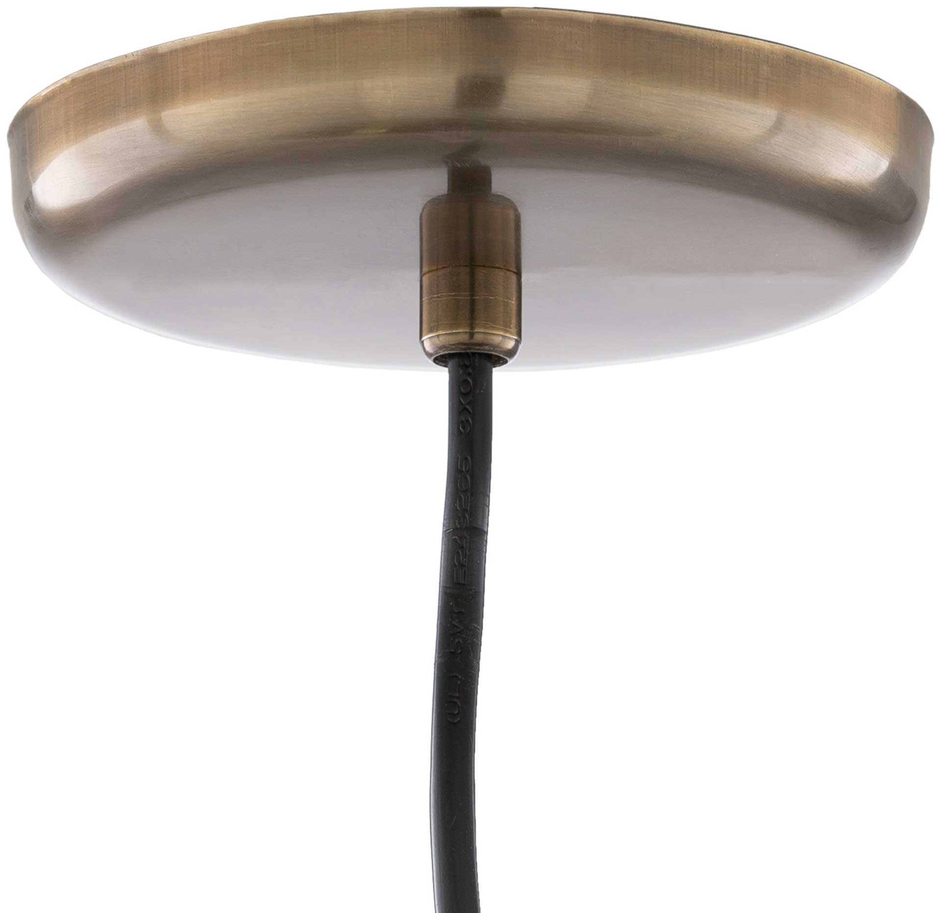 Gideon Ceiling Lamp White/Medium Gray/Rust