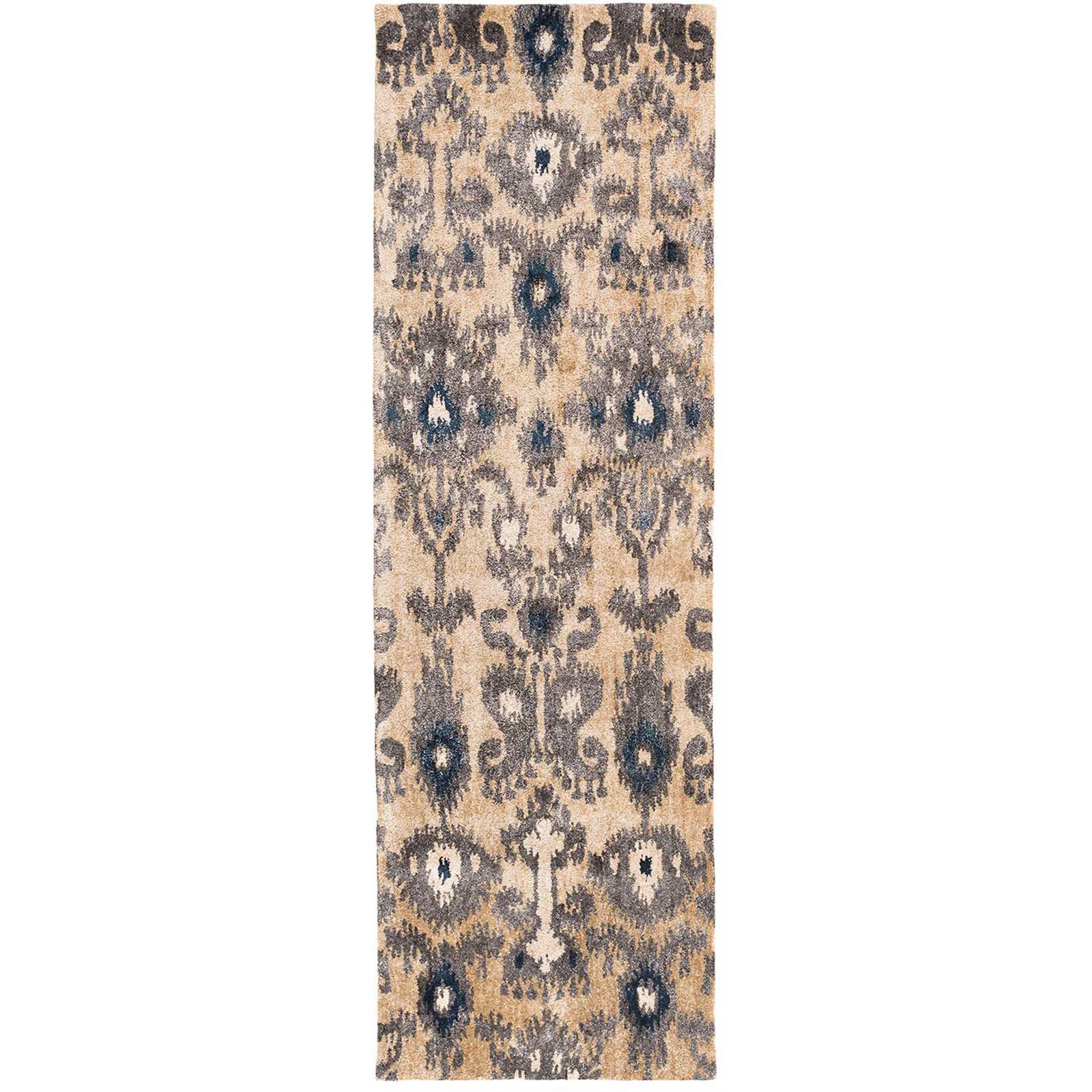 Gemini Black/Gray Runner Rug