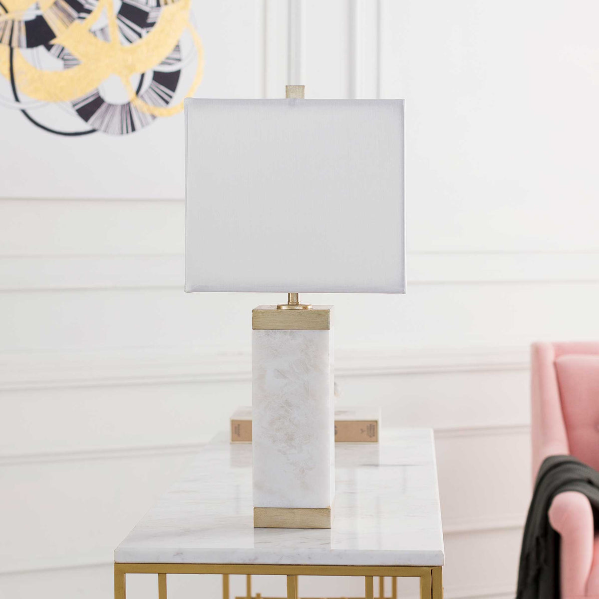 Grady Table Lamp White
