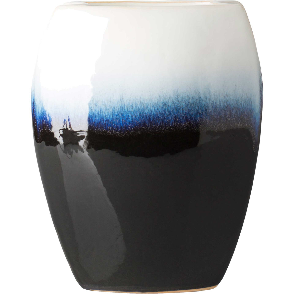 Hamza Vase Navy/Ivory
