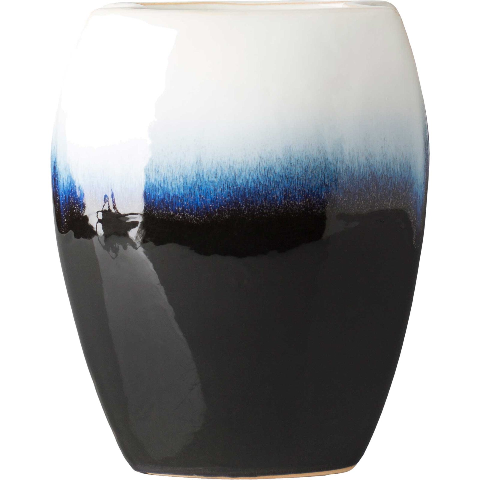 Hamza Vase Navy/Ivory
