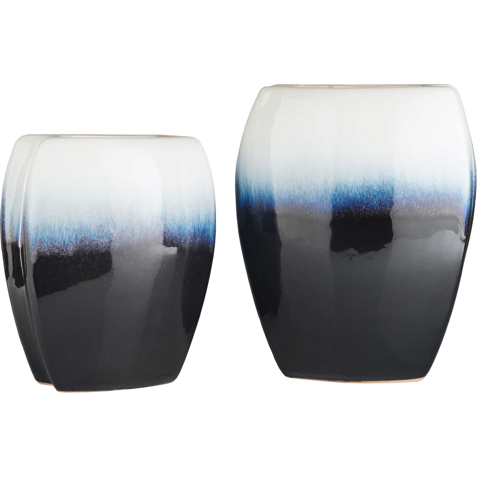 Hamza Vase Navy/Ivory