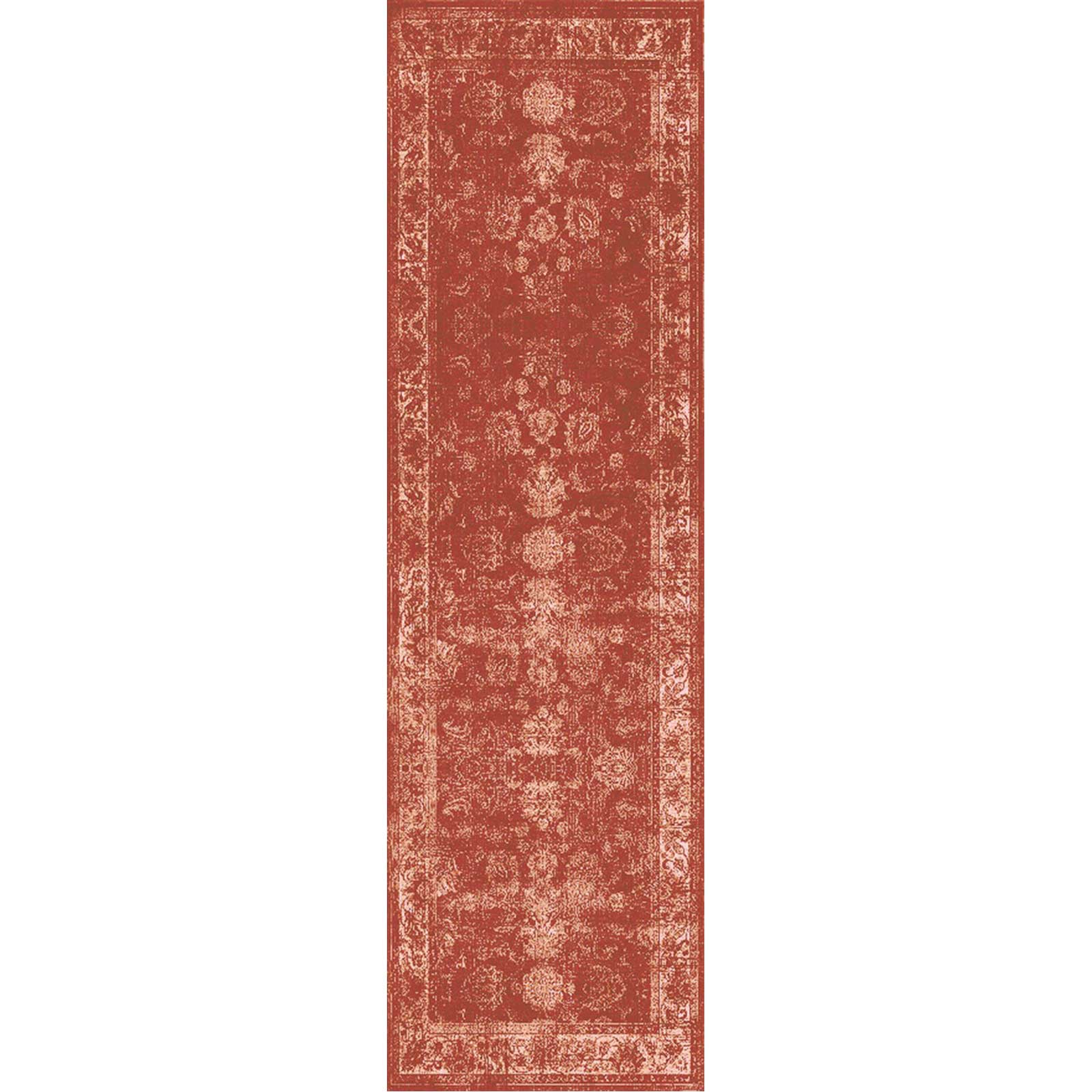 Hathaway Burgundy/Gold Runner Rug