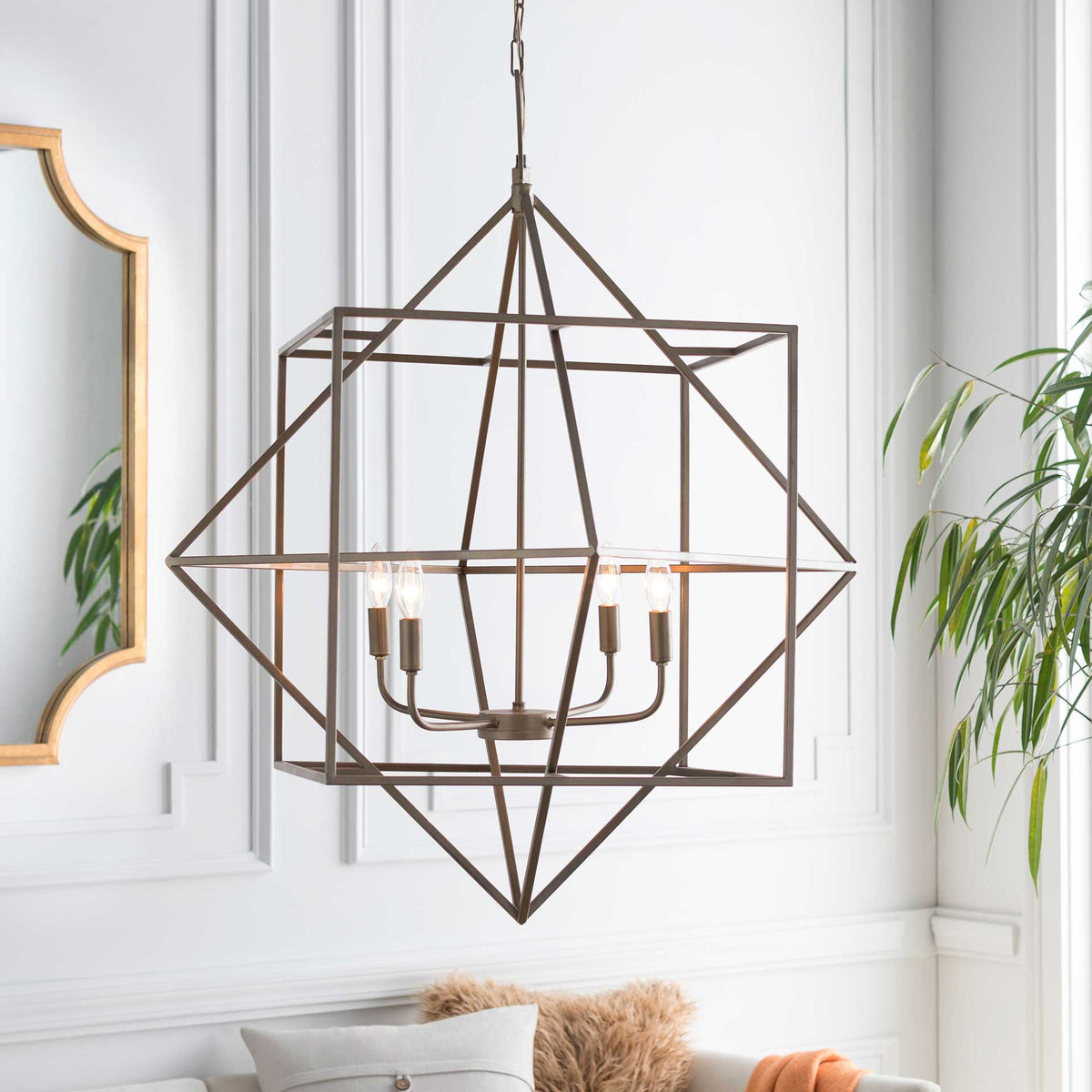 Bailee Ceiling Lamp Brass