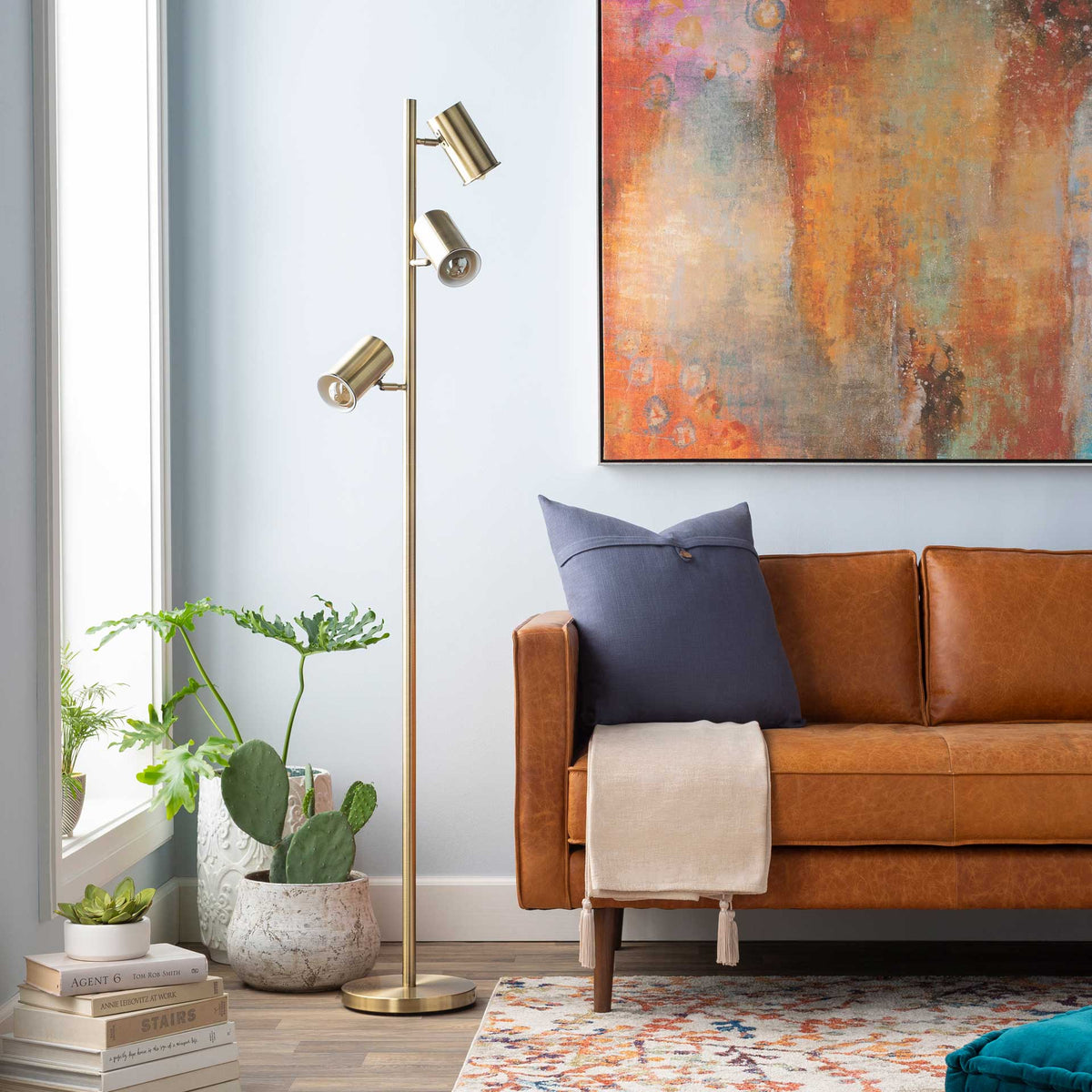 Hadley Floor Lamp Brass