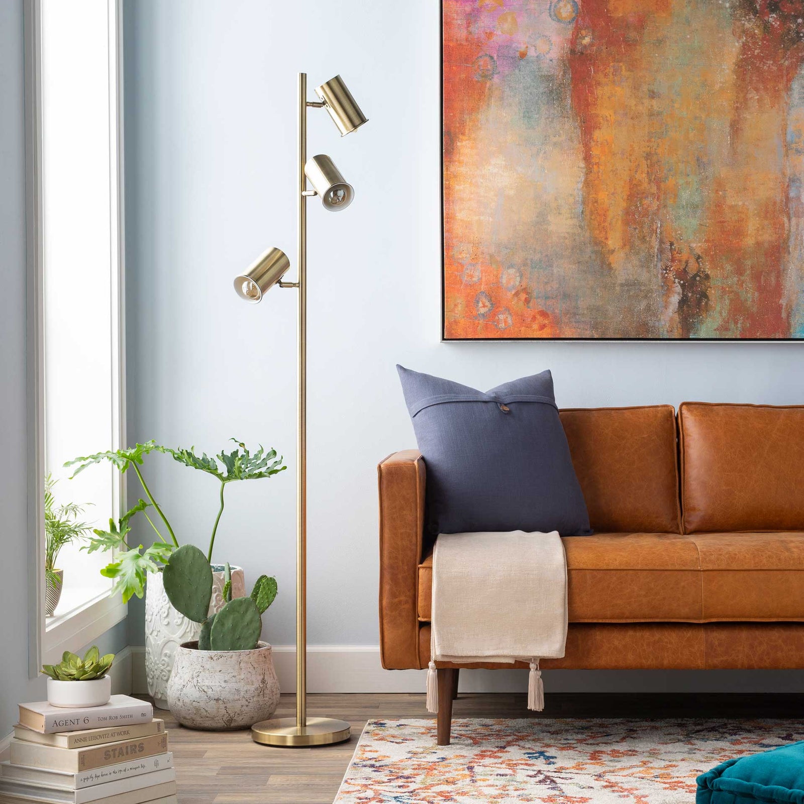 Hadley Floor Lamp Brass