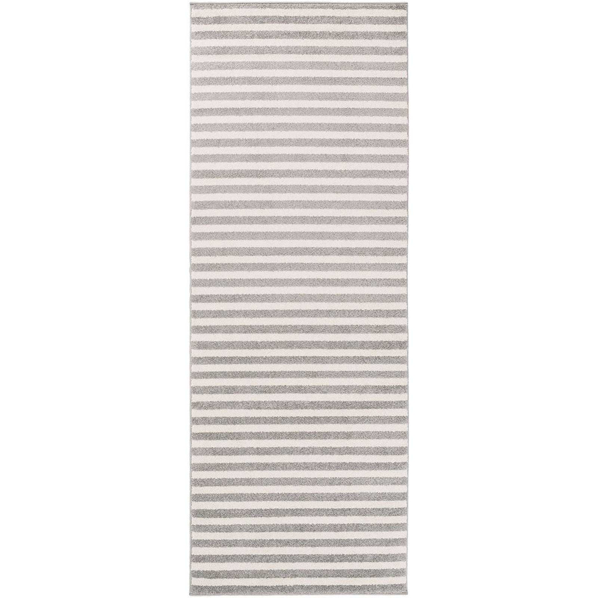Horizon Lines Ivory/Charcoal Runner Rug