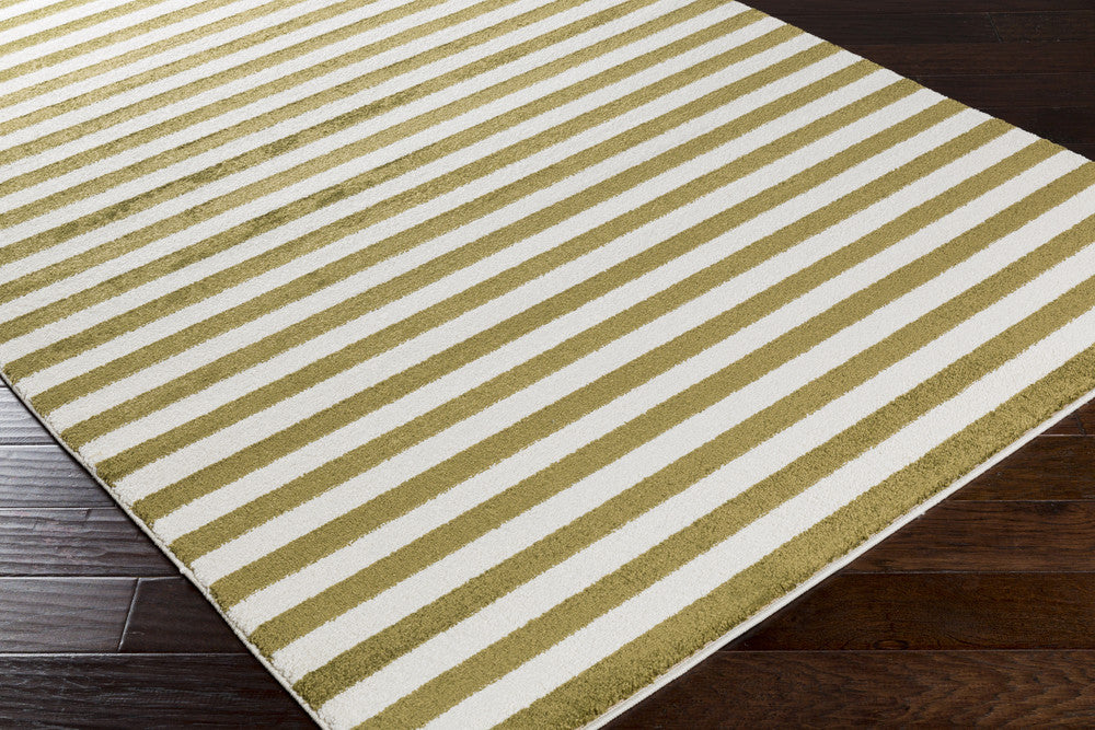 Horizon Lines Olive/Ivory Area Rug