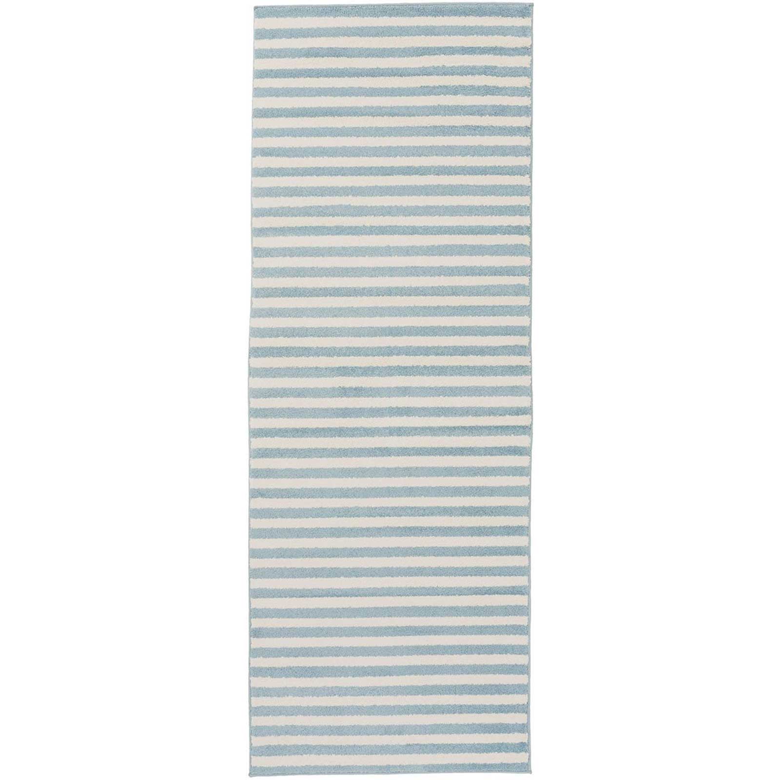 Horizon Lines Slate/Ivory Runner Rug