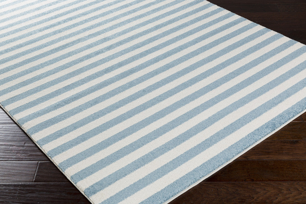 Horizon Lines Slate/Ivory Area Rug