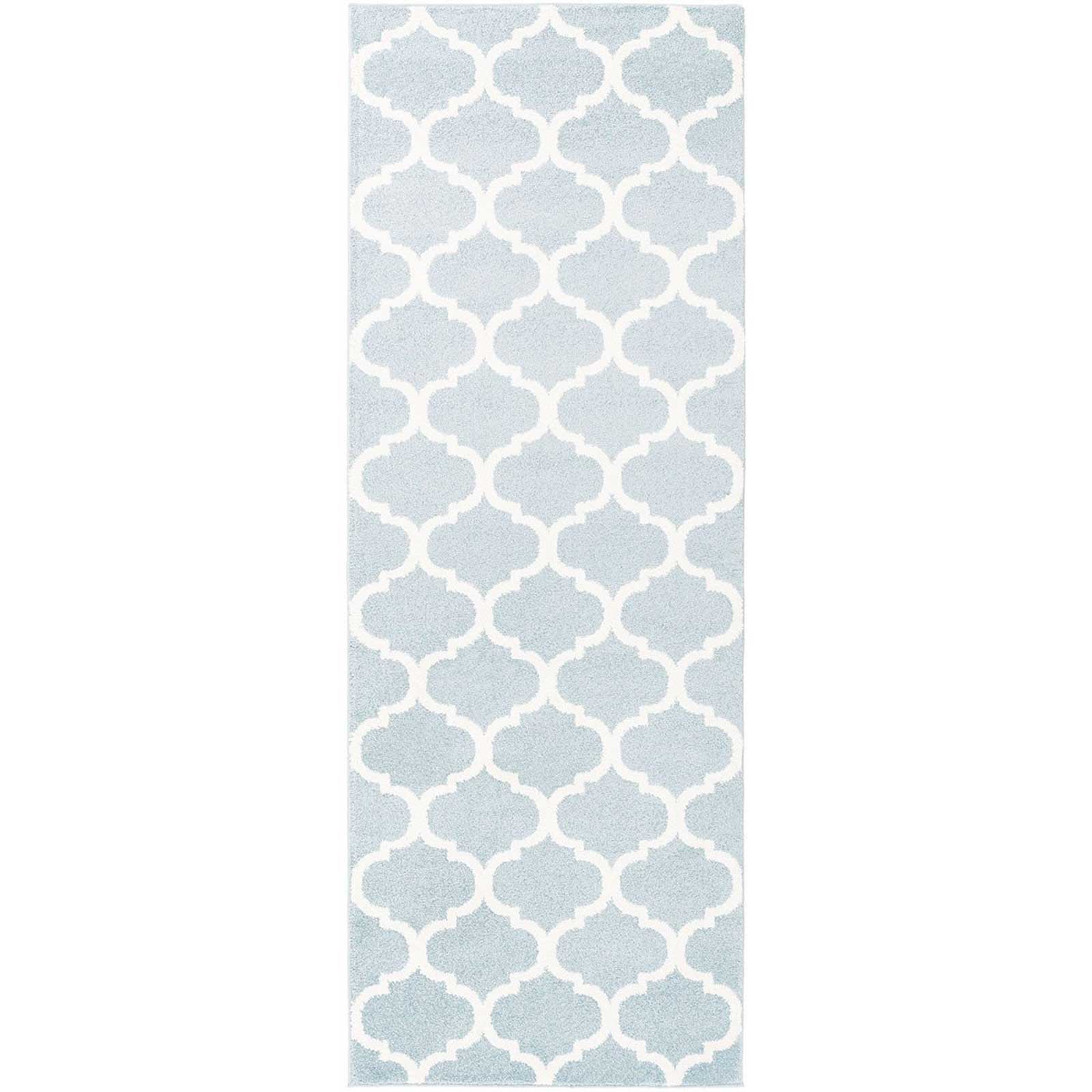 Horizon Lattice Slate/Ivory Runner Rug