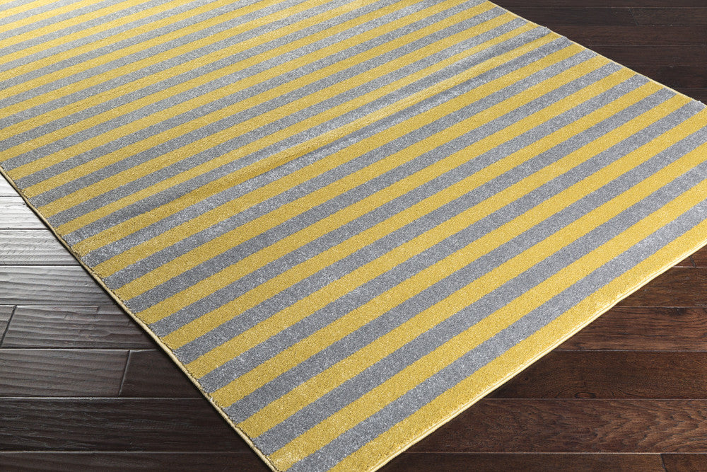 Horizon Lines Gold/Gray Area Rug