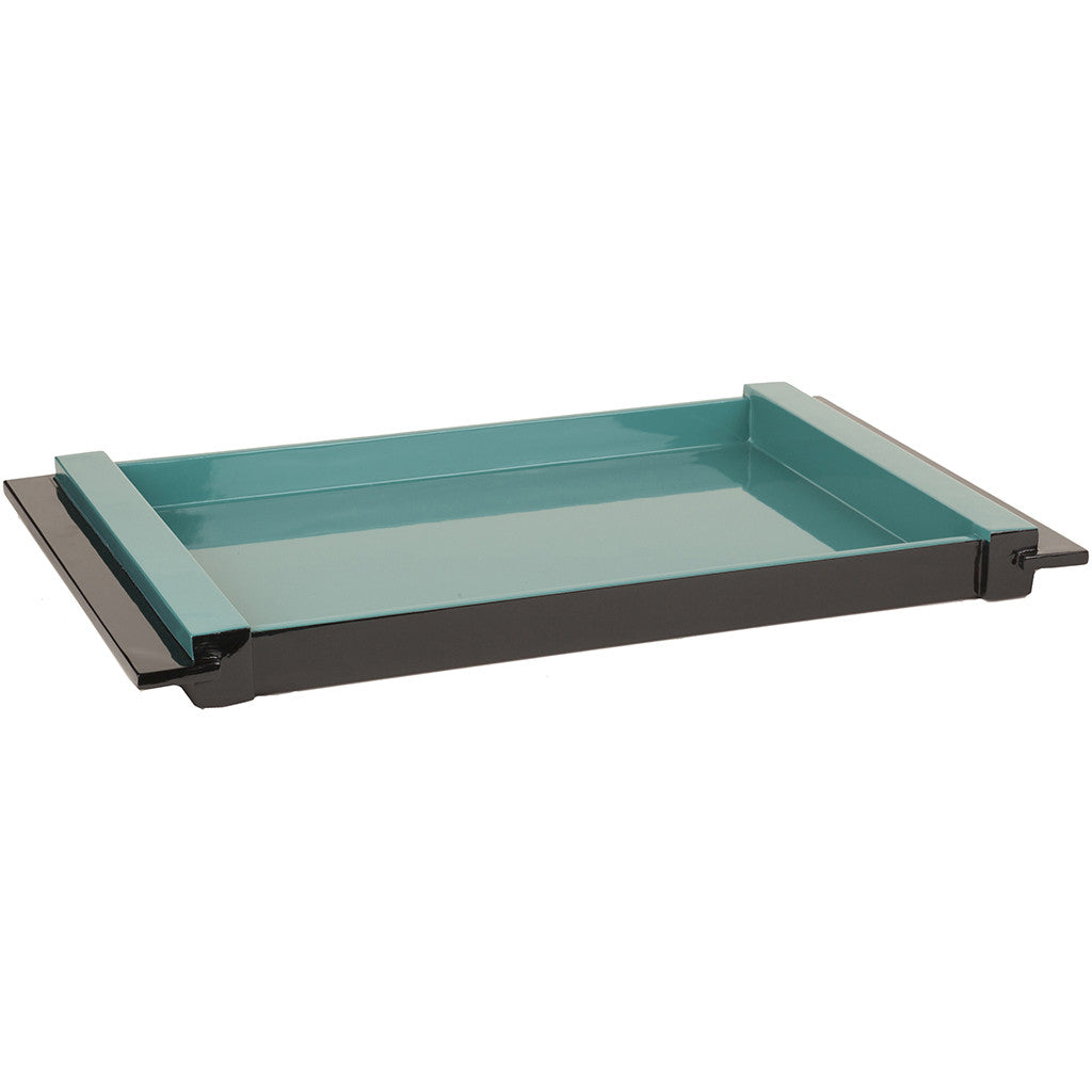 ELM MDF/Lacquer Tray Teal Medium