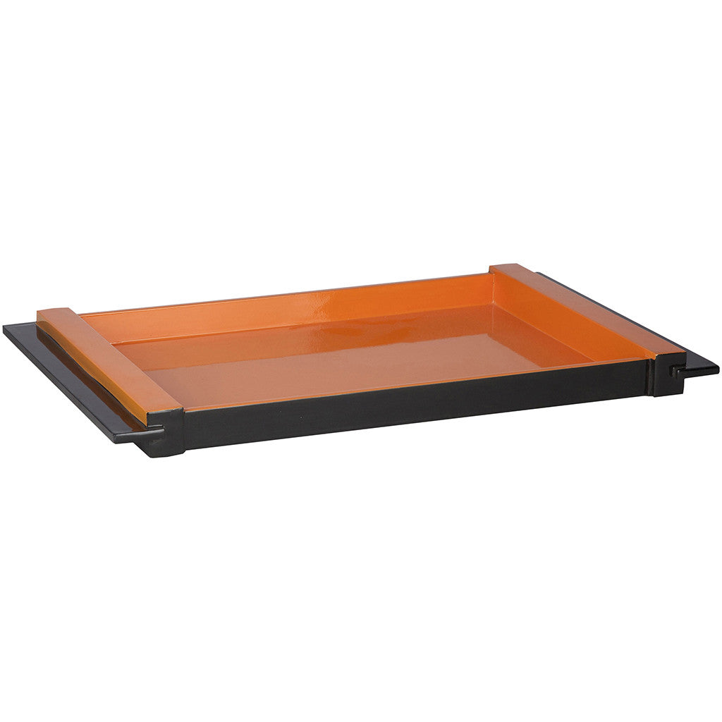 ELM MDF/Lacquer Tray Tangerine Medium