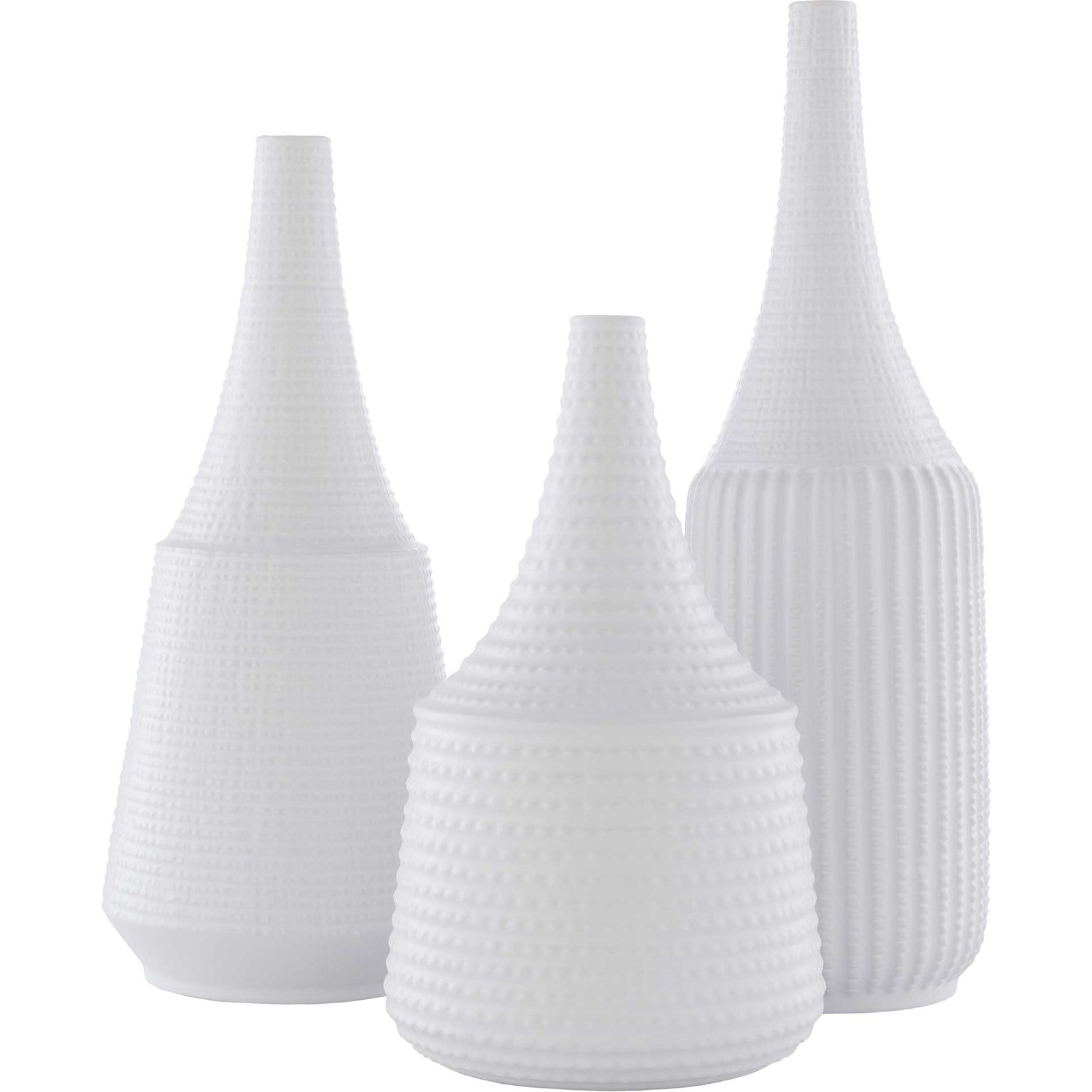 Iker Vase White