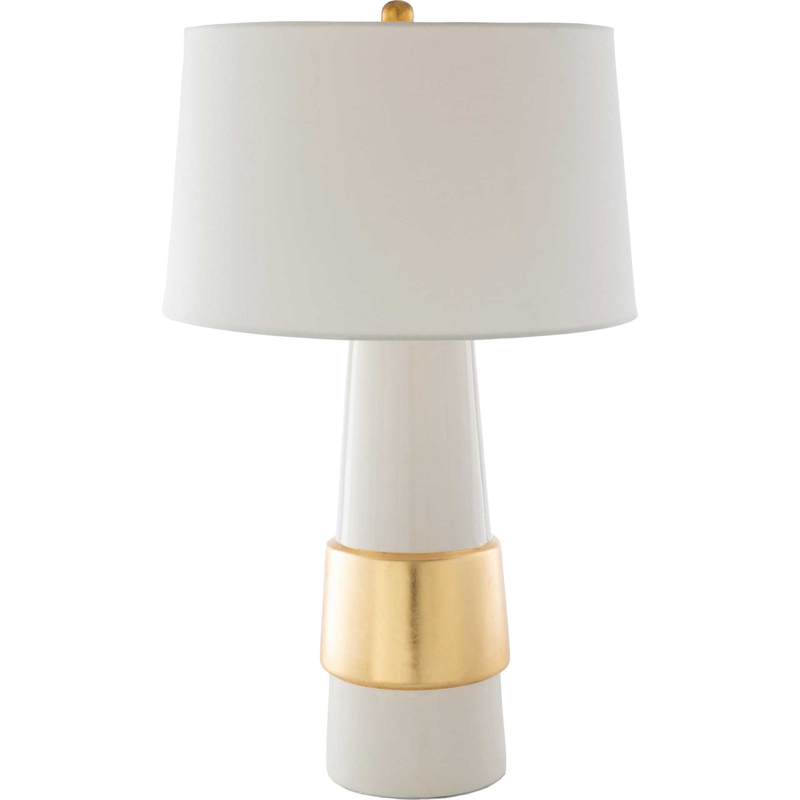 Ismael Table Lamp Ivory/White/Wheat