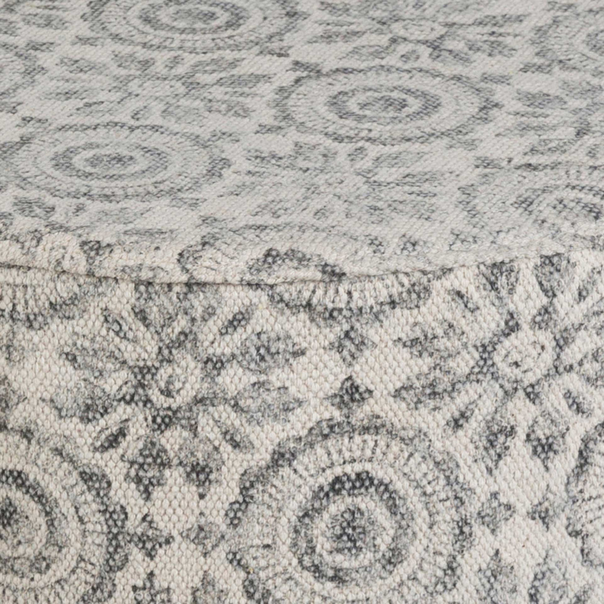 Inaya Stool Charcoal/White