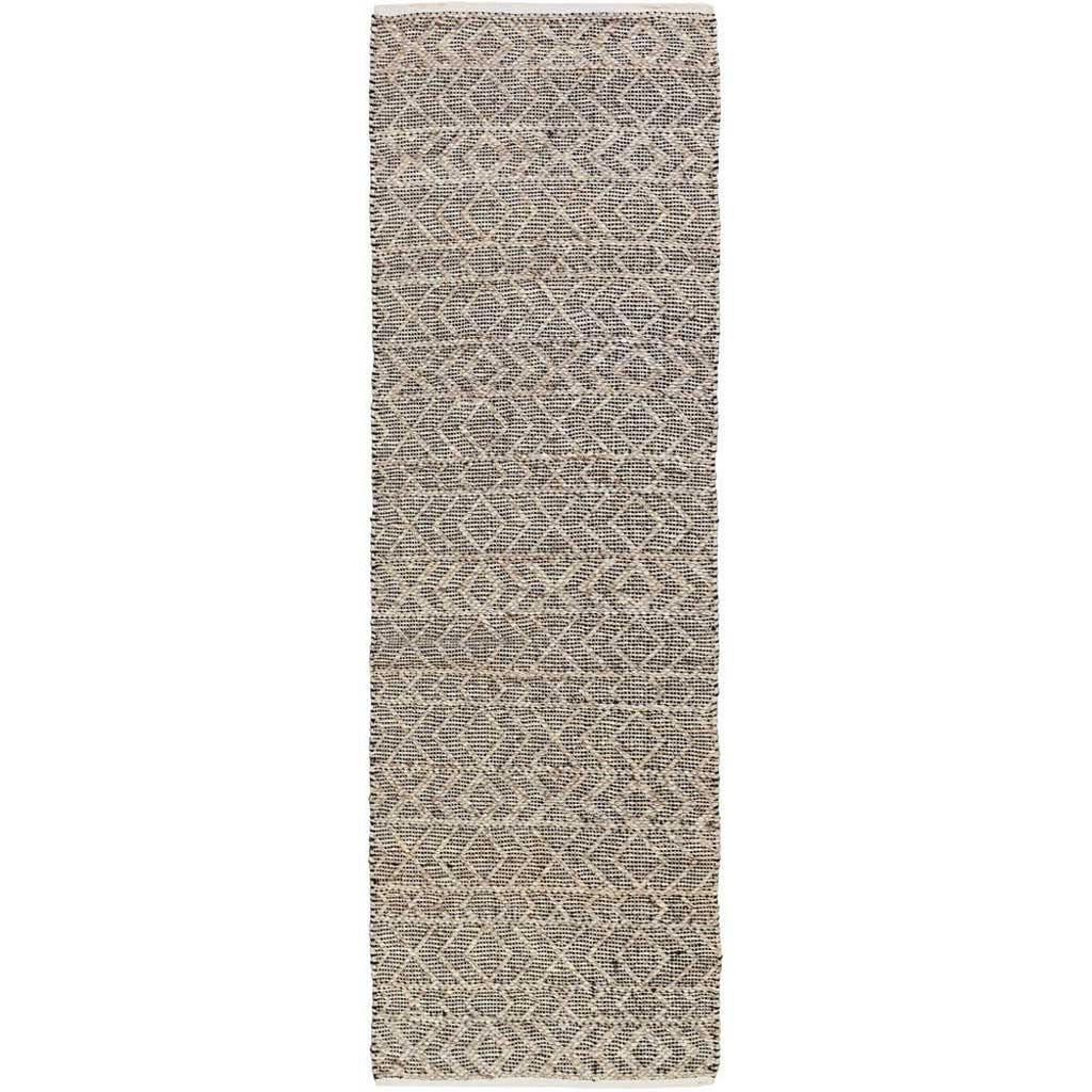 Ingrid Black/Light Gray/Gray Runner Rug