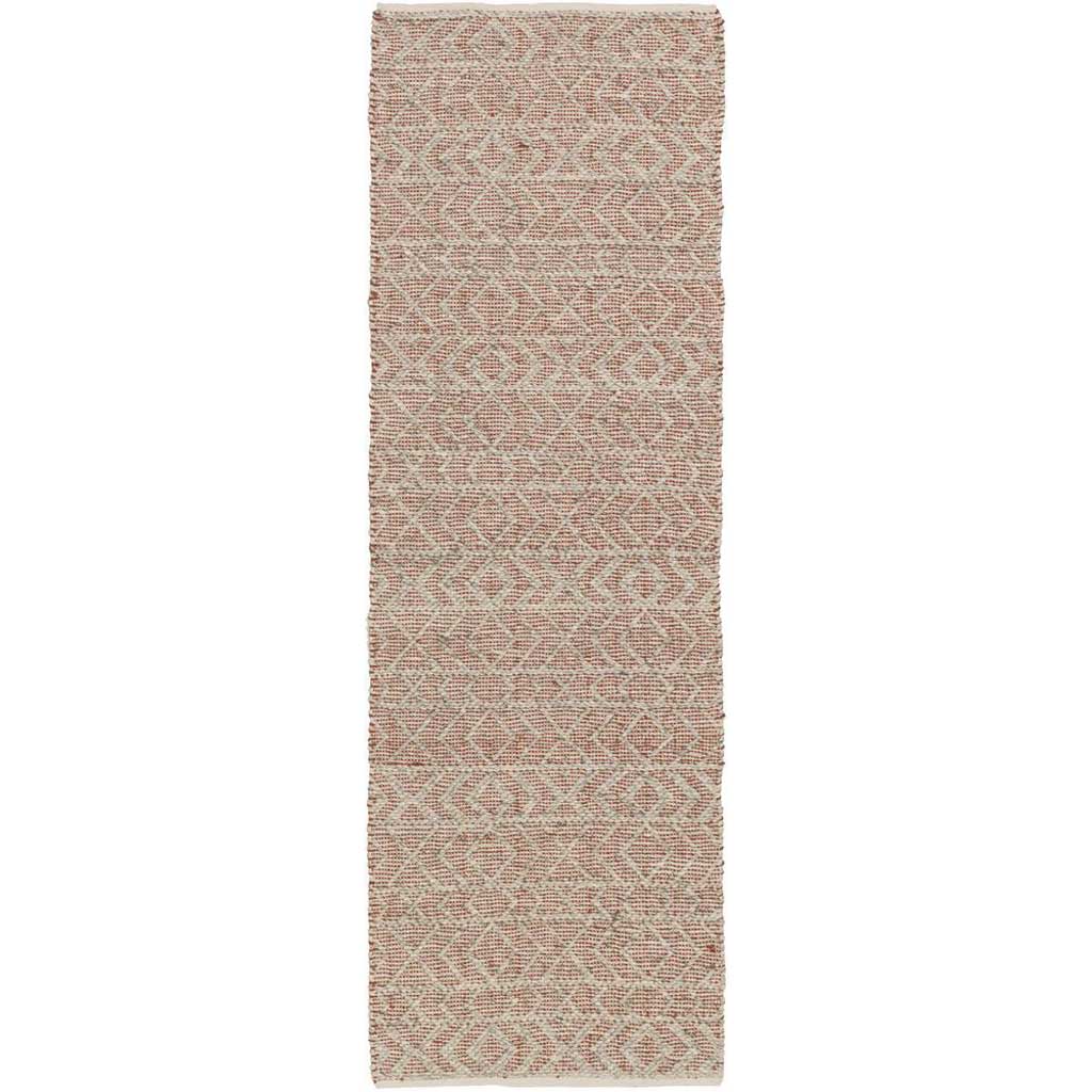 Ingrid Rust/Light Gray/Gray Runner Rug - Froy.com
