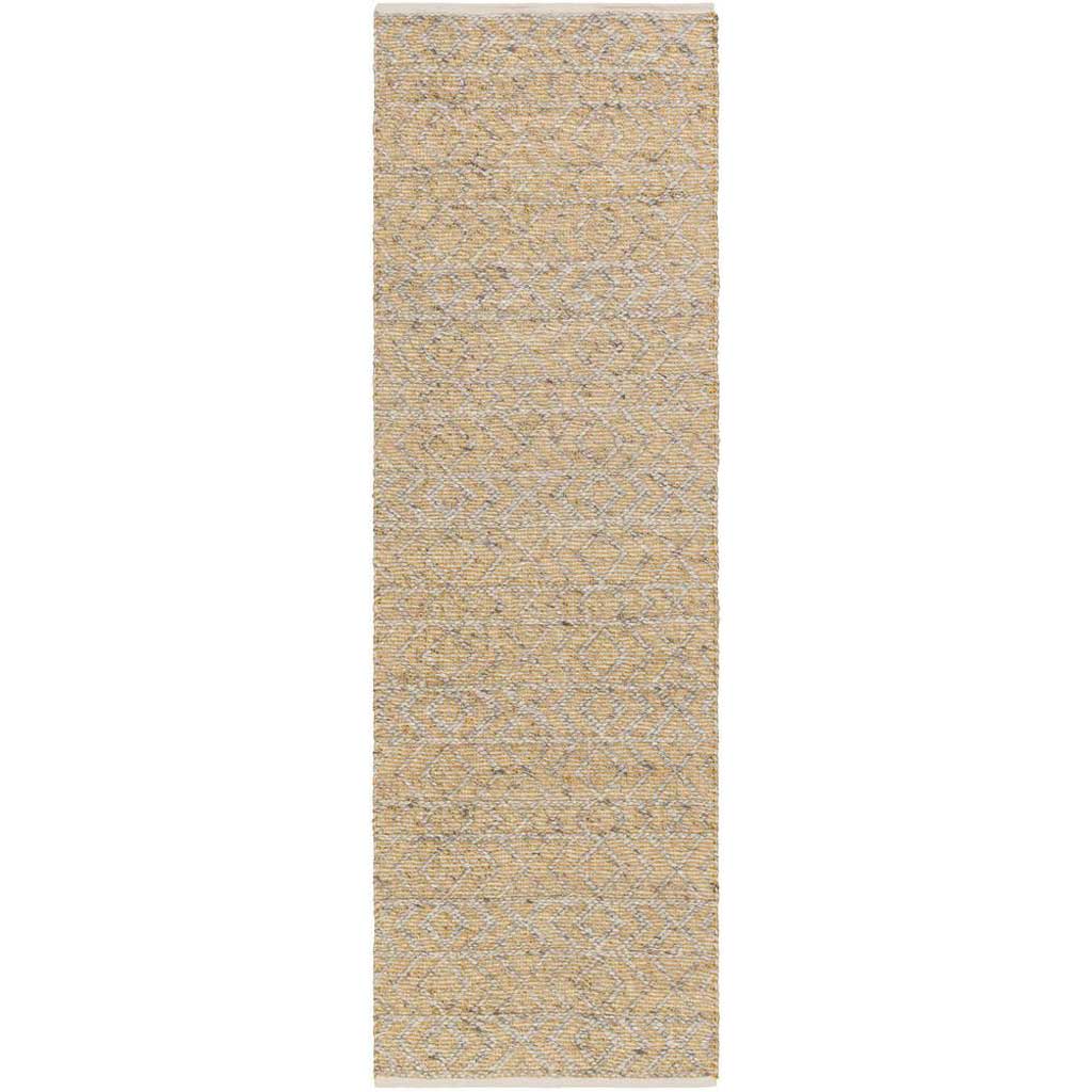 Ingrid Burnt Orange/Light Gray/Gray Runner Rug