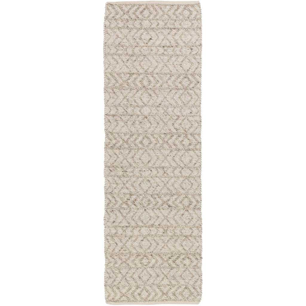 Ingrid Ivory/Light Gray/Gray Runner Rug
