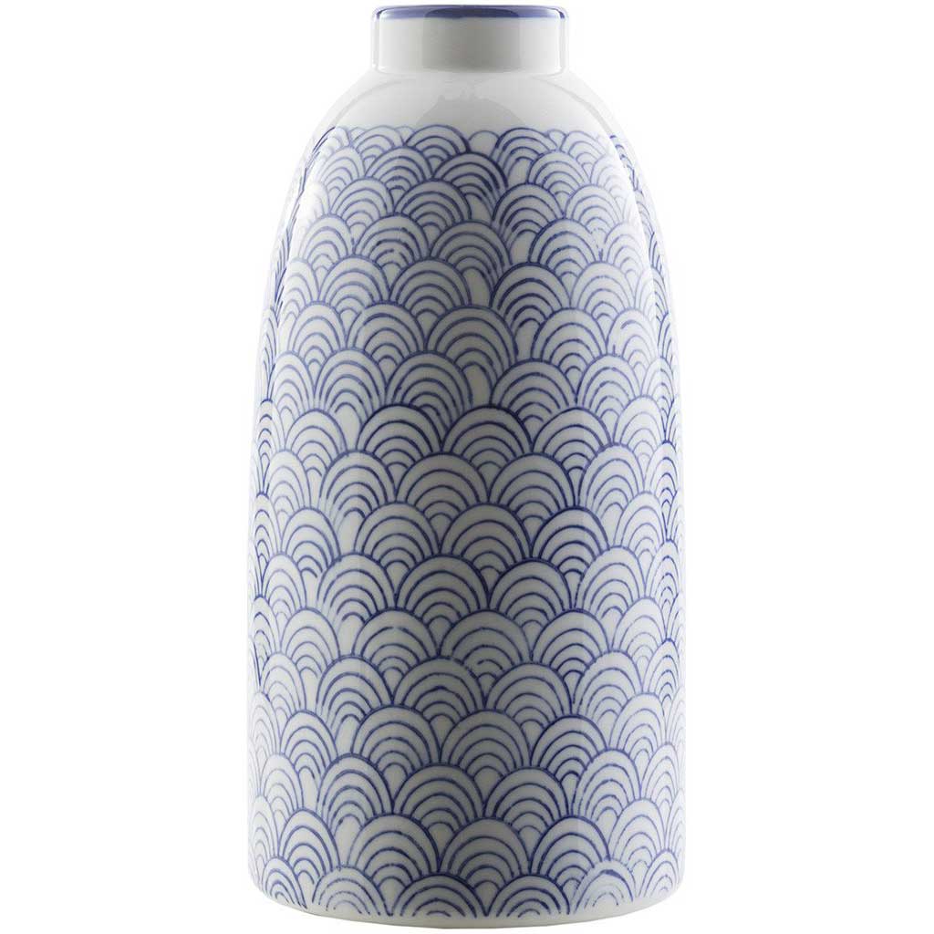 Iona Ceramic Table Vase Navy Medium