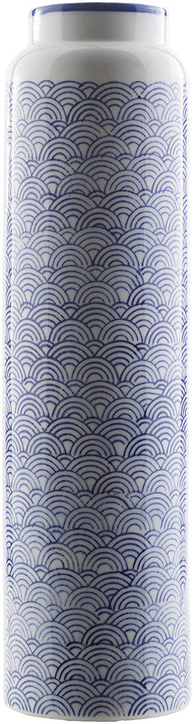 Iona Ceramic Table Vase Navy