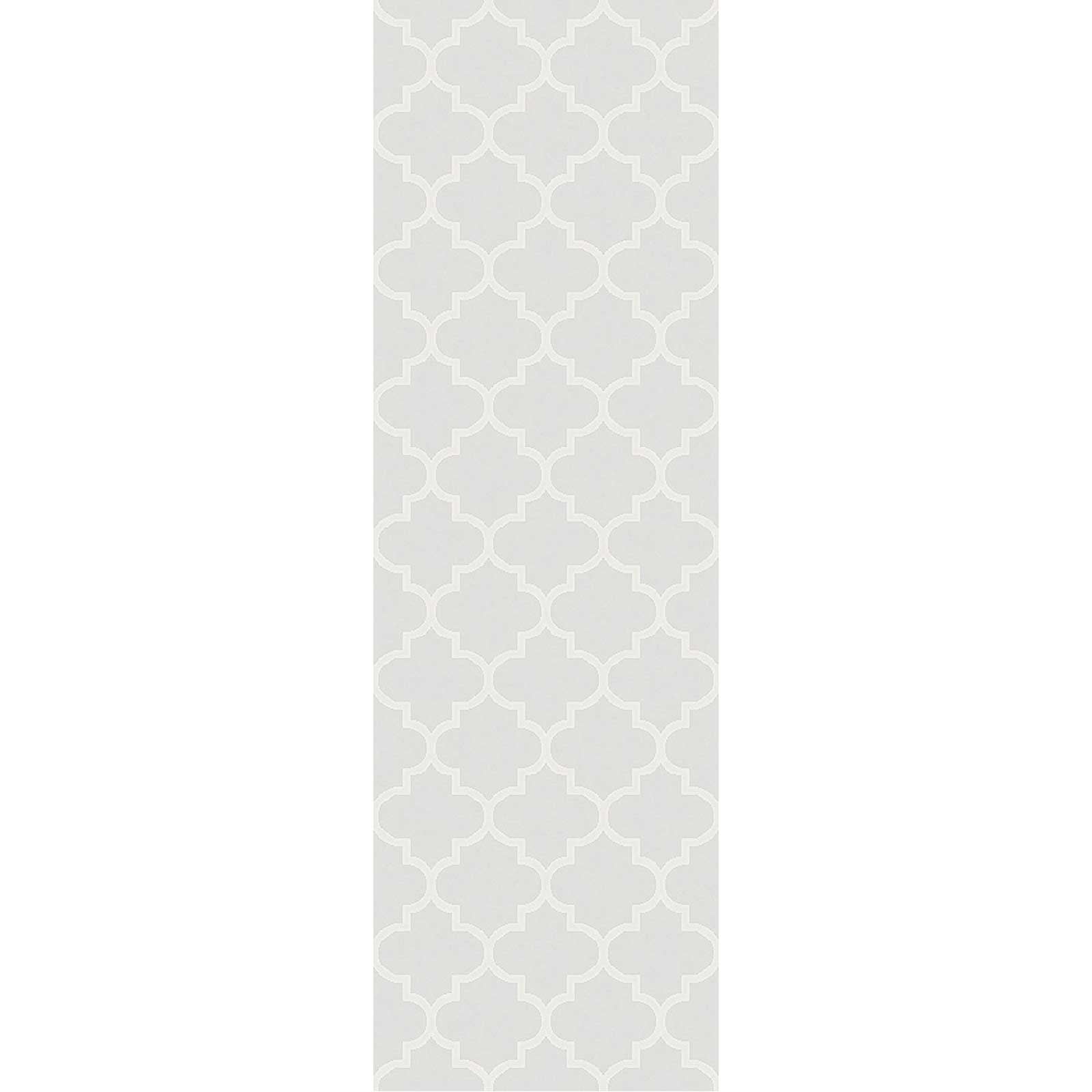 Isle Light Gray/Ivory Runner Rug