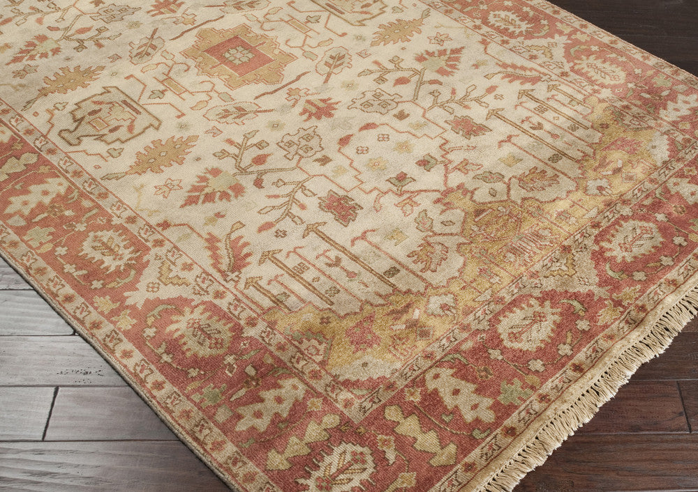 Adana Gold/Burgundy Area Rug