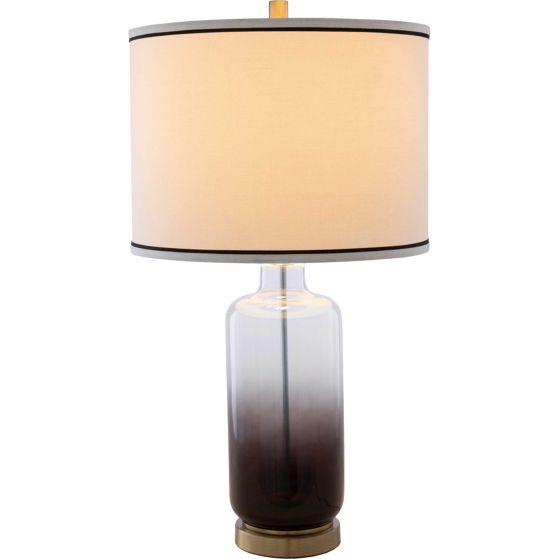 Ivaan Table Lamp White/Black/Clear